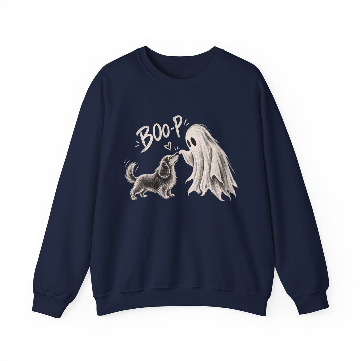 Ghost Dog "Boop" Sweatshirt – Cute Halloween Crewneck