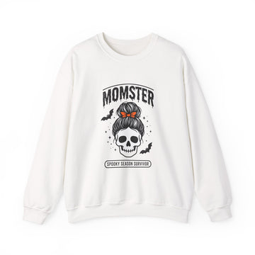 Momster Skull Momcrew Sweatshirt | Halloween momster, spooky season