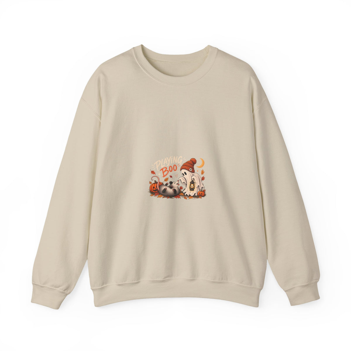 Halloween Boo Ghost Crewneck Sweatshirt