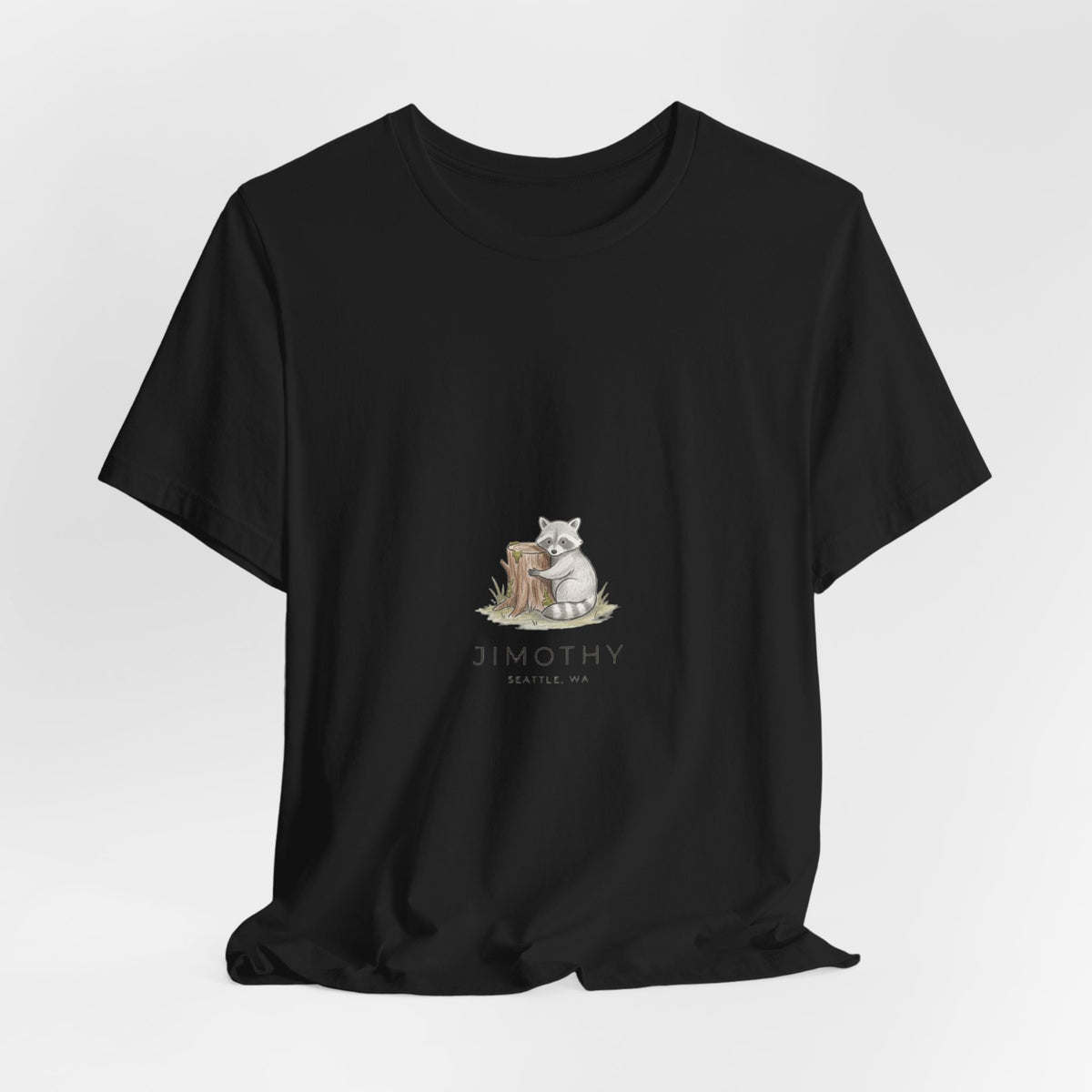 compact raccoon illustration Tee | Seattle meme wildlife