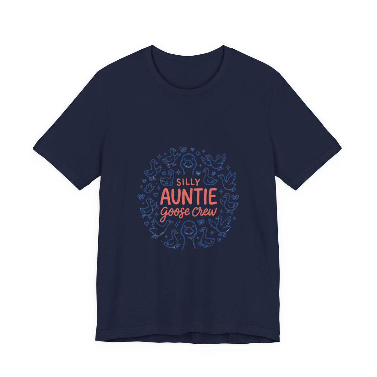 Silly Auntie Goose Crew T-Shirt | Auntie Apparel, New Aunt Tee