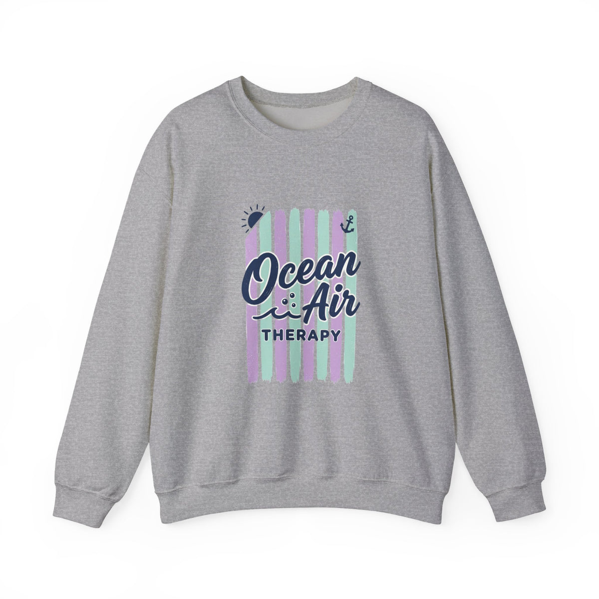 Ocean Air Therapy Sweatshirt | Cruise Vacation, Nautical Tropical