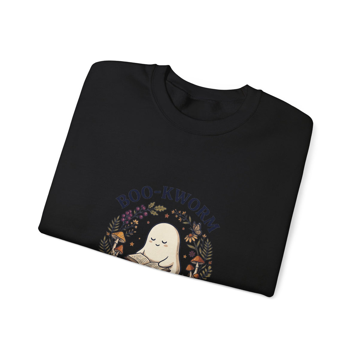 Boo-Kworm Botanica Sweatshirt | Spooky Reader, Cozy Halloween Bookish