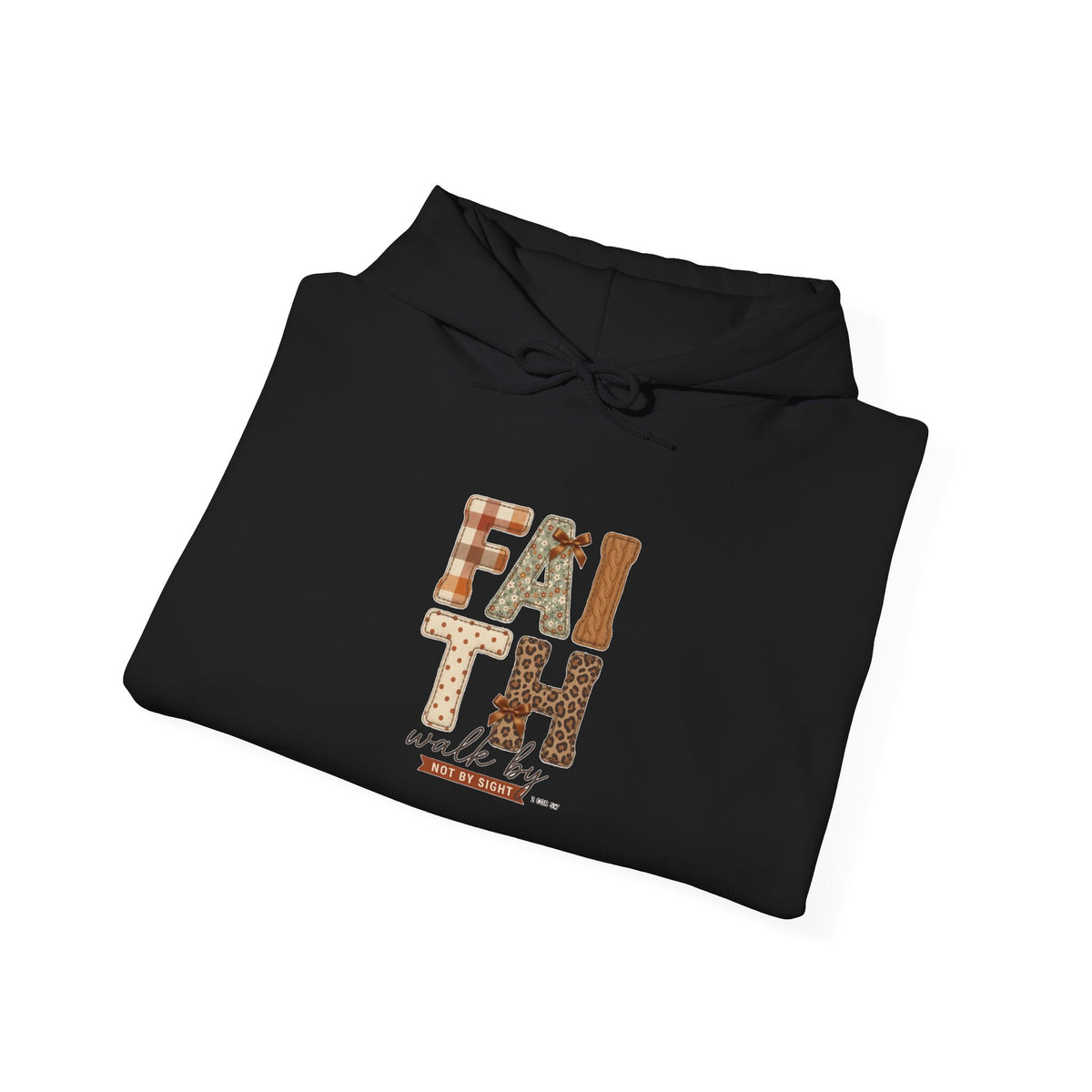 Faith in Autumn Hoodie | Christian Fall Scripture, Leaves & Pumpkin Design