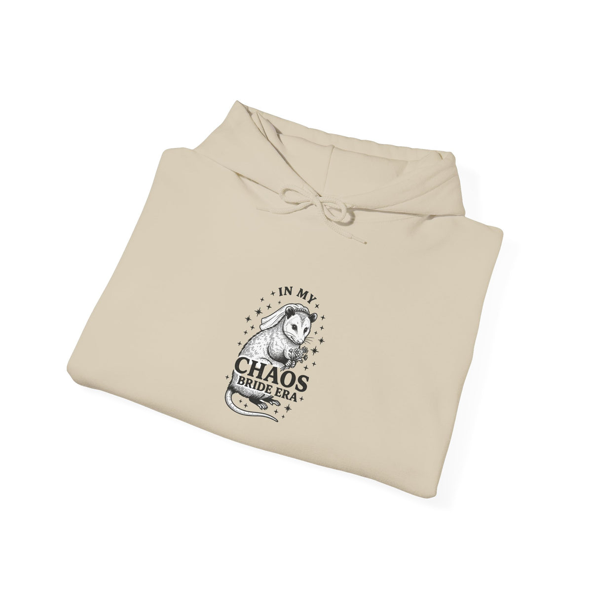 Chaos Bride Hoodie | Engaged Era Slogan, Bridal Script Retro Style