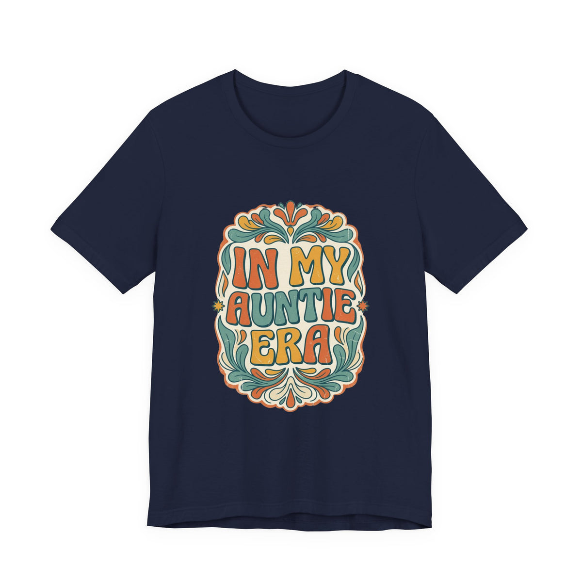 In My Auntie Era T-Shirt | Retro Floral Auntie Tee, New Aunt Apparel