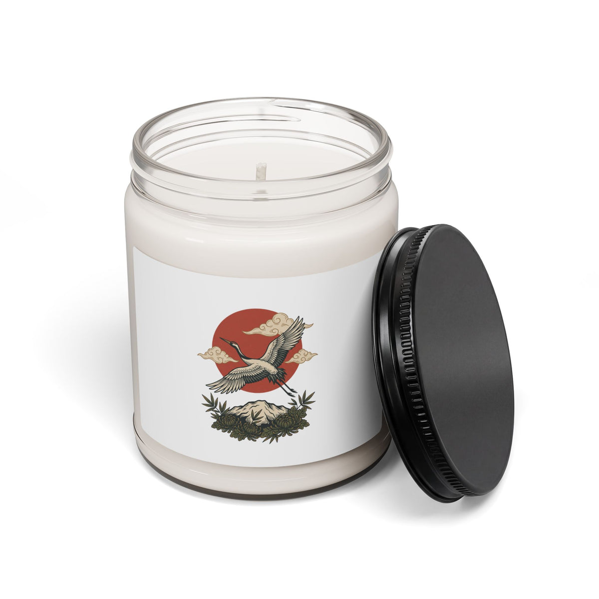 Traditional Swallow Nest Candle, Soy Candle | Vintage Flash Tattoo Style