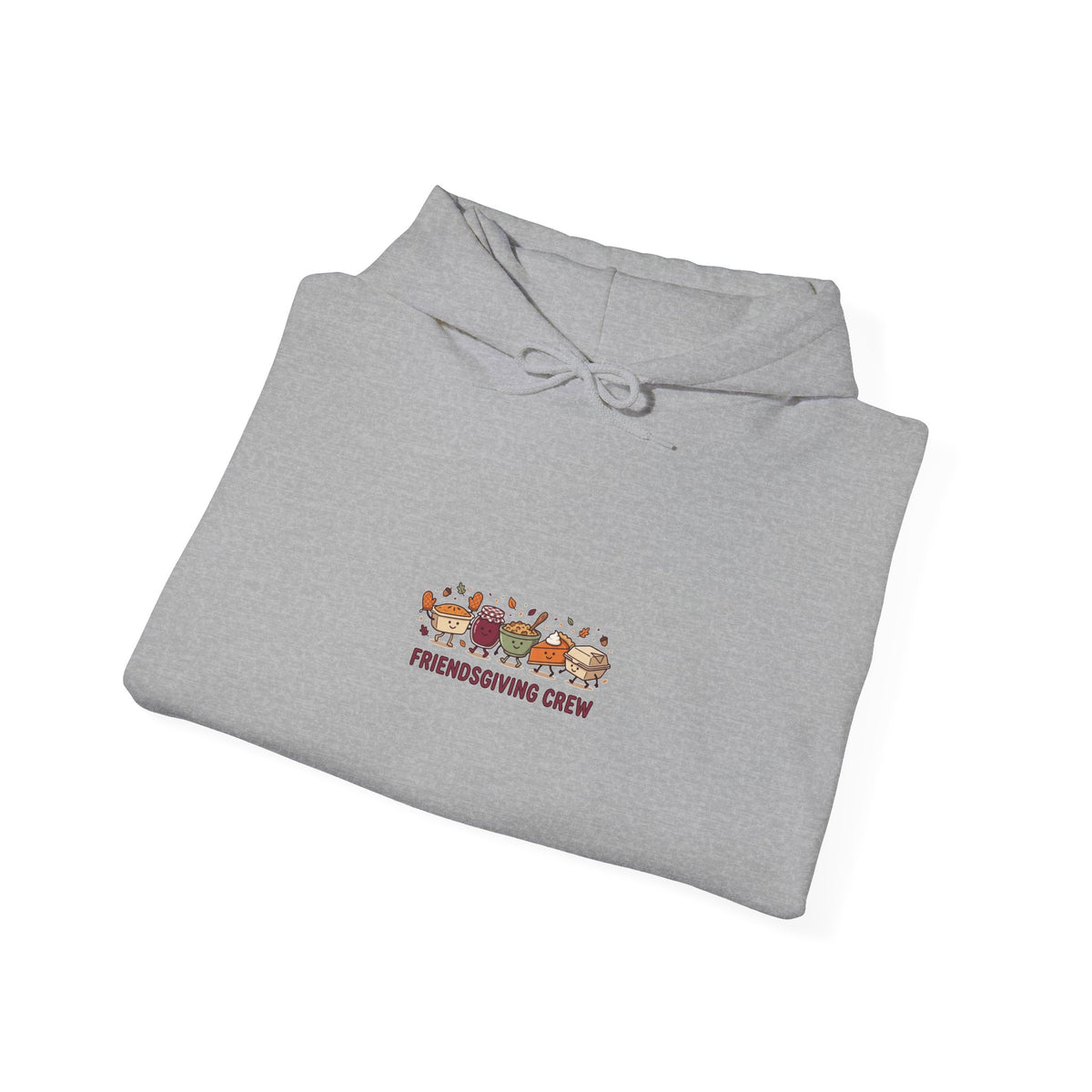 Friendsgiving Crew Hoodie | Thanksgiving turkey, fall foliage, pumpkin pie