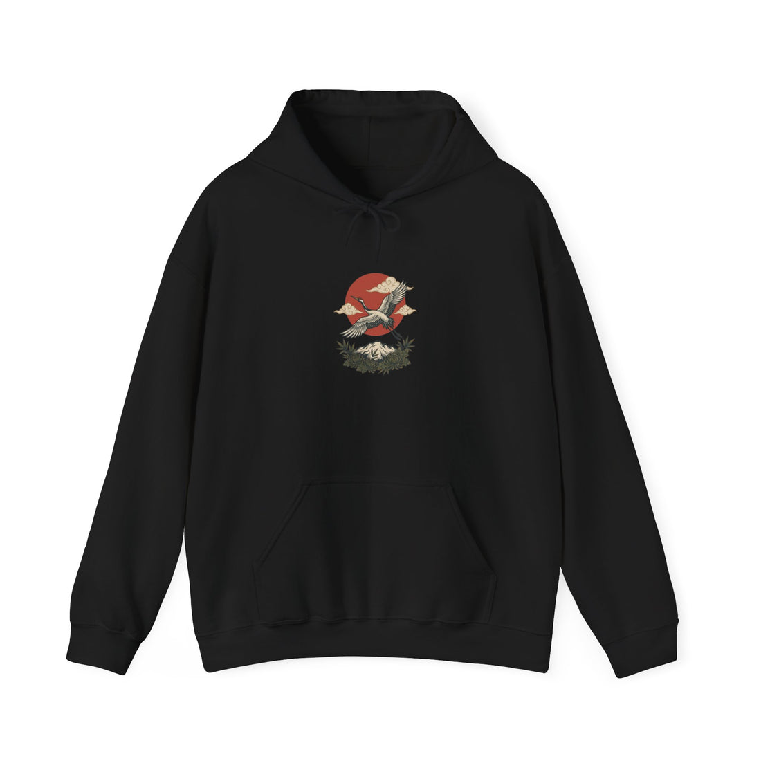 Swallow & Banner Hoodie | Traditional Tattoo-Inspired, Floral Flash