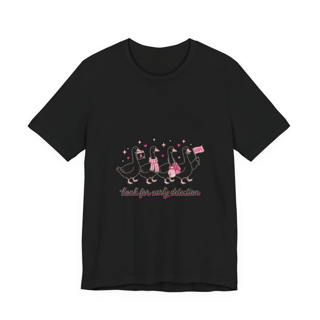 Thank You for Early Detection T-Shirt | Breast Cancer Awareness, Pink Ribbon