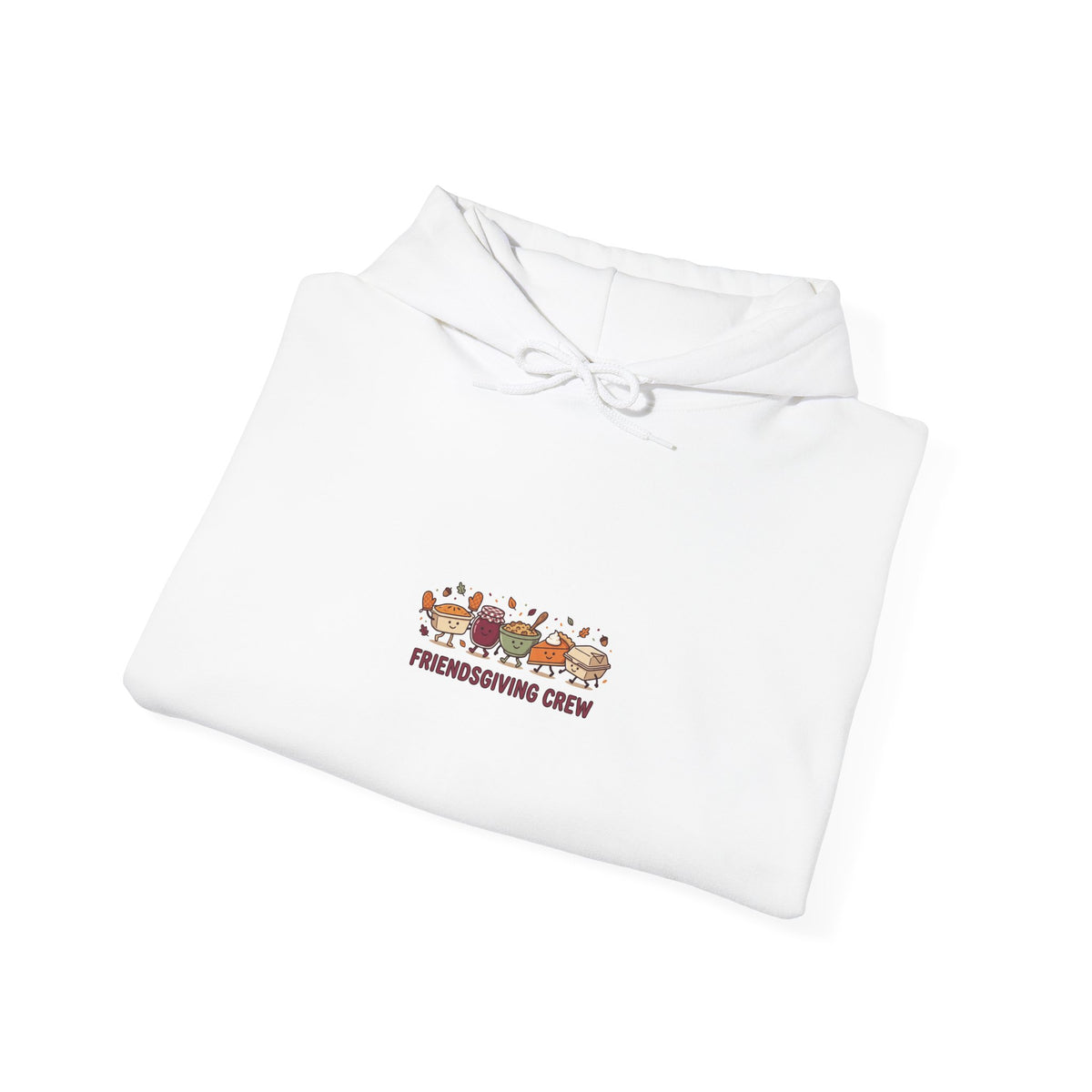 Friendsgiving Crew Hoodie | Thanksgiving turkey, fall foliage, pumpkin pie