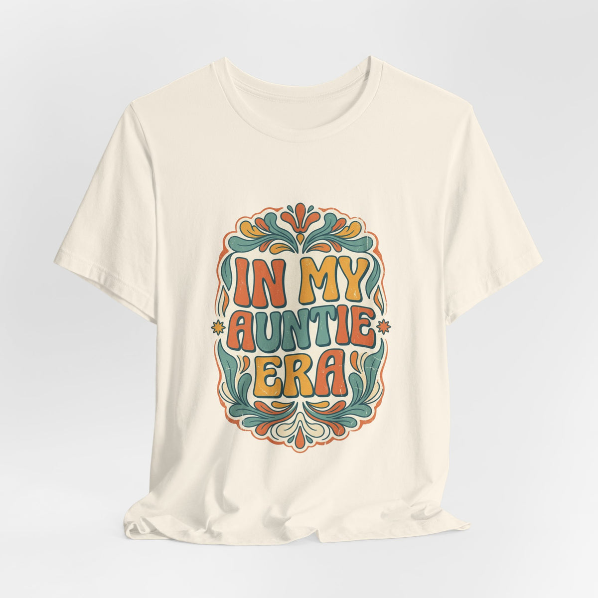 In My Auntie Era T-Shirt | Retro Floral Auntie Tee, New Aunt Apparel