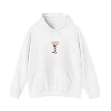 Hoodie — Tiny Bonsai Skull Design (Skull & Flowers)