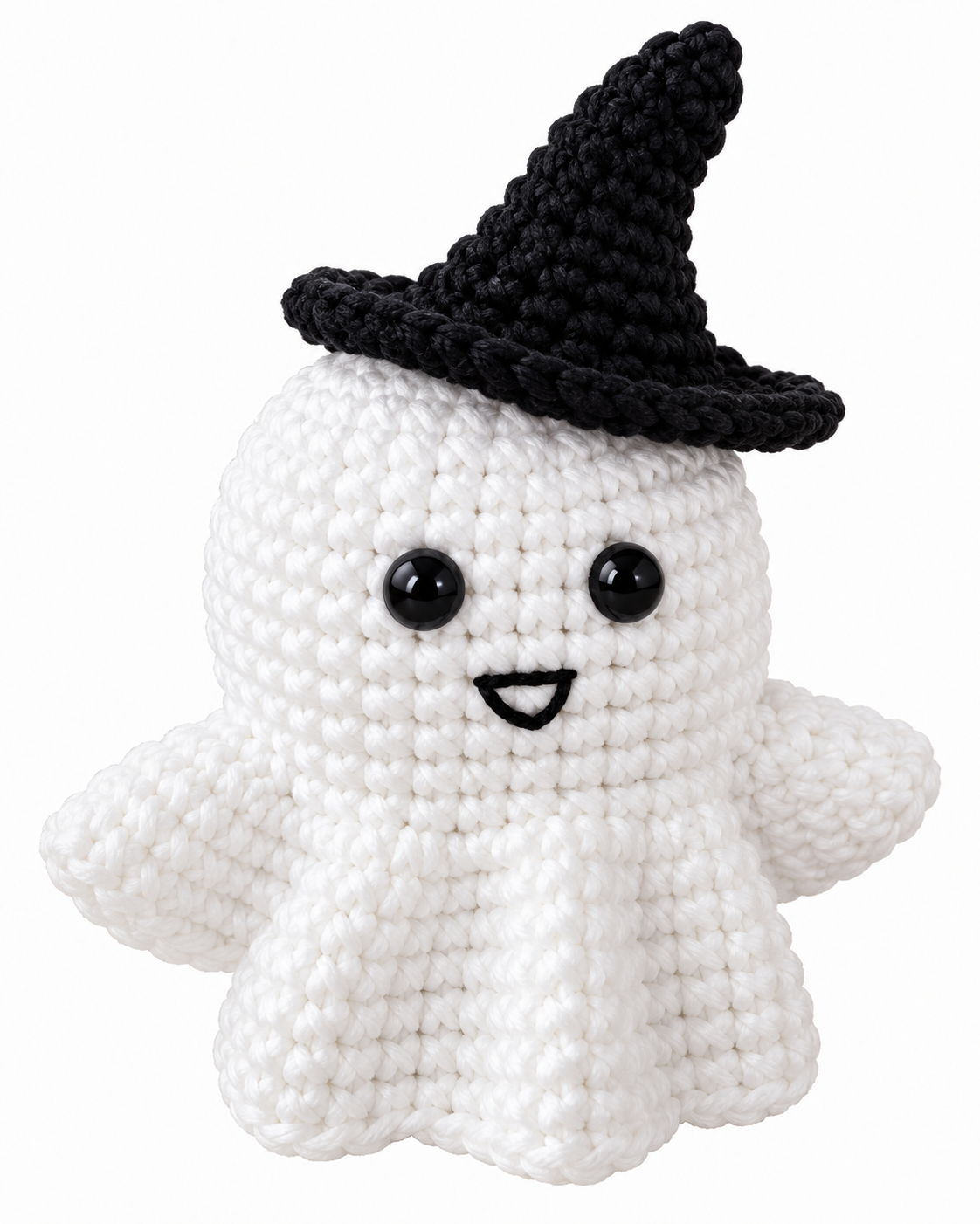 Cute Ghost Amigurumi Crochet Pattern | Witch Hat Ghost | Halloween Crochet