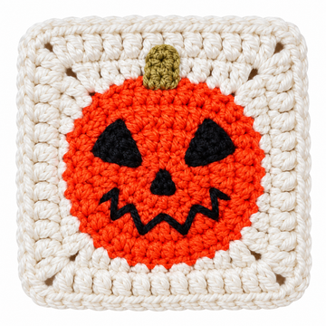 Halloween Ghost Granny Square Crochet Patterns PDF | Spooky Crochet Blanket Squares